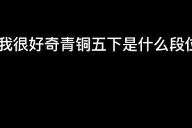 和平精英青铜一下是什么段位视频封面