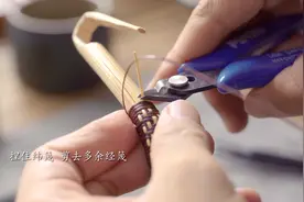 一个适合编提梁的经典编法！ #竹编  #藤编  #手工视频封面
