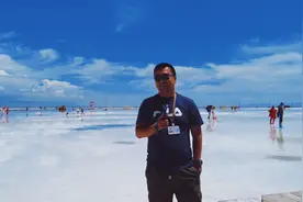 茶卡盐湖的盐能治脚气？快来瞅瞅。#青海湖茶卡盐湖视频封面