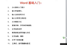 Word 11基础入门，工具栏和标尺设置，以公开课的形式分享视频封面