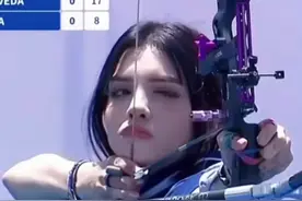 #哥伦比亚射箭美少女遗憾落败 因神仙颜值被追捧，网友：你射的不是箭是我的心#夺冠2021 