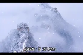 第二集 沁园春•雪•毛泽东（逐句译文）视频封面