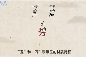 《小学生说文解字》配套视频：碧视频封面