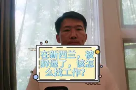 在新西兰被辞退了，该怎么找工作？#出国打工 #新西兰