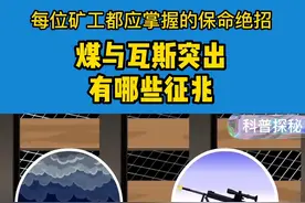 学会判断煤与瓦斯突出征兆，平安回家 #煤矿工人 #安全知识 #煤矿 #科普 #与我合拍 视频封面