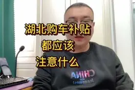 湖北购车补贴都应该注意什么#汽车知识分享计划#是时候买辆车了视频封面