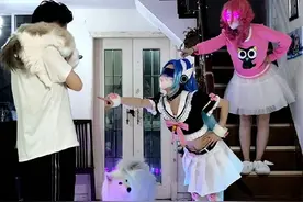 真人版吃鸡舞蹈和平精英火箭少女来啦‼️今天整新服装啦～你女朋友会唱哦嗯调吗？如果不会，那就赶快关注我，我们会！😍😍（还想看我们穿什么评论区留言）#大源哥 #哦嗯调 #和平精英 #吃鸡舞 #真人版吃鸡舞视频封面