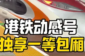 独享香港高铁动感号一等座包厢 CRH380A #火车迷爱好者 #动感号视频封面