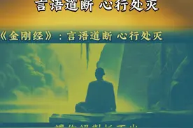 [金刚经 离色离相分] 言语道断，心行处灭。 #修心修行 #禅悟人生视频封面