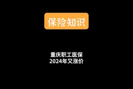 重庆职工医保一档和二档有什么区别，2024年个人身份参保交多少？#保险知识视频封面