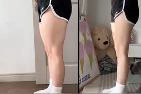 减大腿前侧突出练这个就够了 每天三遍！#瘦腿 #大腿前侧突出