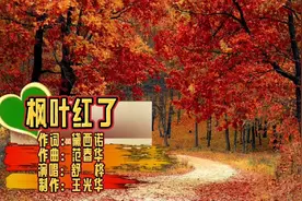 《枫叶红了》作词：黛西诺 ，作曲：范春华，演唱：舒桦视频封面
