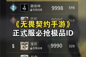 瓦手正式服一定要抢注的游戏ID #无畏契约手游