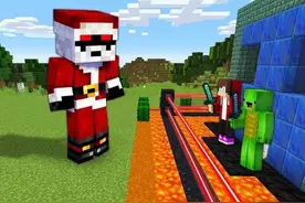 MC我的世界：诅咒圣诞老人降临！史蒂夫被抓走？#我的世界视频封面