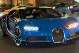 上海街头 偶遇布加迪 还是京A临牌 车主你们知道是谁吗#布加迪 #抖音汽车 #dou是好车视频封面