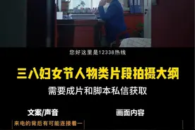 三八妇女节人物类片段拍摄大纲分享#三八妇女节 #宣传片 #干货分享 #后期制作 #三八节文案视频封面