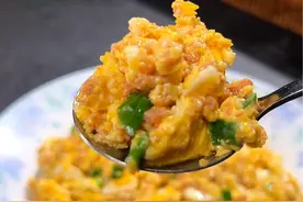 不知道炒什么菜的时候，你就做这个虾酱炒鸡蛋，做法简单，营养又好吃#虾酱炒鸡蛋 #虾酱视频封面