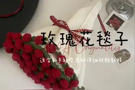 玫瑰花花束毯子新手教程视频封面