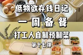 低消生活｜打工人如何用50元自制一周预制菜 #备餐 #预制菜 #一周备餐 #备菜 #打工人吃啥视频封面