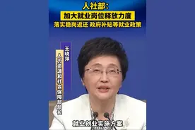 人社部：加大就业岗位释放力度，落实稳岗返还、政府补贴等就业政策视频封面