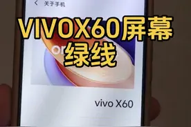 一个月的时间，两台vivo手机都出现了，一束绿色的线条，太倒霉了吧#手机 #vivo #数码科技 #屏幕绿线怎么解决 #手机故障视频封面