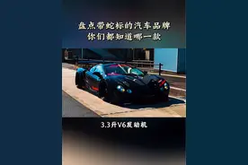 盘点带蛇标的汽车品牌，你们都知道哪些#汽车知识分享 #带你懂车 #说车聊车视频封面