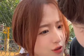 好喜欢女朋友陪我打篮球#情侣日常视频封面