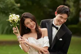 高阶审美的姐妹们必入‼️这组森系草坪婚纱照真的高级感满满视频封面