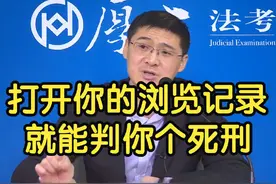 打开你的历史浏览记录，就能判你个死刑立即执行#罗翔讲刑法视频封面