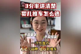 12个品牌26款推车一次性盘清楚！婴儿推车攻略看这篇妥妥的！不同需求不同预算怎么买，手把手教！#人类高质量暑假 #妈卡爸卡养娃宝典 #婴儿推车 #婴儿车 #宝宝好物推荐