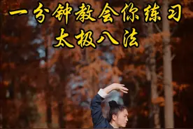 每天必练的动作，太极拳的基本功，掤、捋、挤、按、采、挒、肘、靠#养生 #道家文化 #太极 #非遗文化 #传统文化视频封面