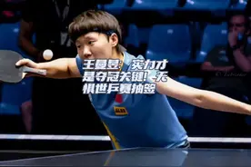 王曼昱：实力才是夺冠关键！无惧世乒赛抽签#王曼昱 #国乒视频封面