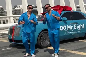 头顶一块布，天下我最富.#头顶一块布天下我最富 #迪拜 #阿联酋 #旅行大玩家