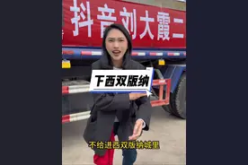 刘大霞开洒水车下西双版纳？？？ #刘大霞#小蜜蜂#西双版纳泼水节#泼水节#洒水车泼水节视频封面
