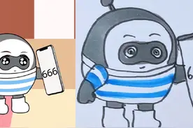 你们知道666是什么意思吗？ #简笔画 #卡通画 #画画 #画一个故事