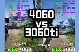 最新驱动的4060对比上代神卡3060ti #diy电脑 #电脑知识 #电脑视频封面