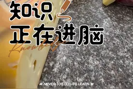 知识正在进脑（14）： 奶酪中的孔洞是如何产生的？由于发酵过程中产生的二氧化碳气体形成的。特定的细菌（如丙酸菌）在发酵时会分解乳糖，产生气体，这些气体无法逃逸，最终在奶酪内部形成小孔。这一现象常见于瑞士奶酪，如埃曼塔尔奶酪。视频封面