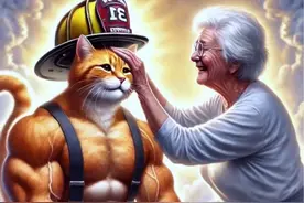 猫咪消防员 #搞笑视频 #儿童动画 #小猫咪 #消防员 #哈哈哥专业模仿秀视频封面