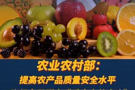 #政在发布 农业农村部：提高农产品质量安全水平，确保人民群众“舌尖上的安全”；推进农业农村大数据平台建设视频封面