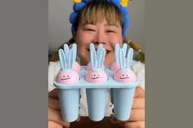 六种口味小兔子棒冰手工diy #美食 #零食 #棒冰 #零食推荐 #美食推荐