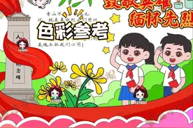 清明缅怀先烈手抄报线稿 同主题其他款式进店搜索:缅怀先烈视频封面