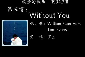 Without You收录在王杰第14张国语专辑（候鸟） #音乐推荐视频封面