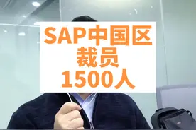 SAP中国区大裁员#SAP #裁员视频封面