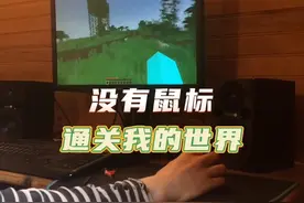 我的世界：你能在没有鼠标不能移动视角的情况下通关我的世界嘛？