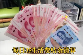 每天35选生活费结余汇总 #存钱 #365天存钱计划 #中视频伙伴计划视频封面