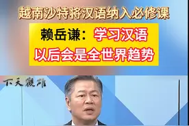 越南沙特将汉语纳入必修课，赖岳谦：学习汉语以后会是全世界趋势视频封面