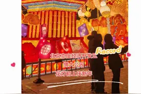 北京亦庄经济技术开发区博大公园华灯初上庆新年！🏮 祝大家蛇形乙巳🐍吉祥安康[福][發][烟花]#北京 #花灯 #新年 #灯会#逛花灯视频封面