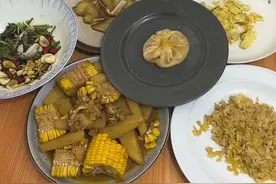 第一次吃螃蟹，做了十菜一汤好好品尝#学会快去试试吧🔥 #螃蟹吃法 #抖音美食推荐官 #螃蟹的花式吃法