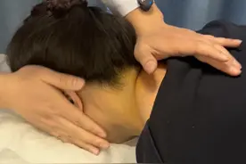 颈椎病，颈部酸痛，正骨配合针灸治疗#中医针灸 #中医正骨 #硬核健康科普行动#颈椎病