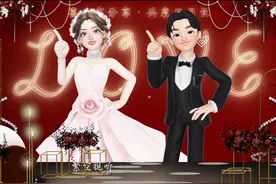 哇哇～太牛了！这个婚礼开场也太潮了吧🤣🤣#婚礼开场mv
